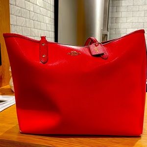 Authentic Coach reversible tote